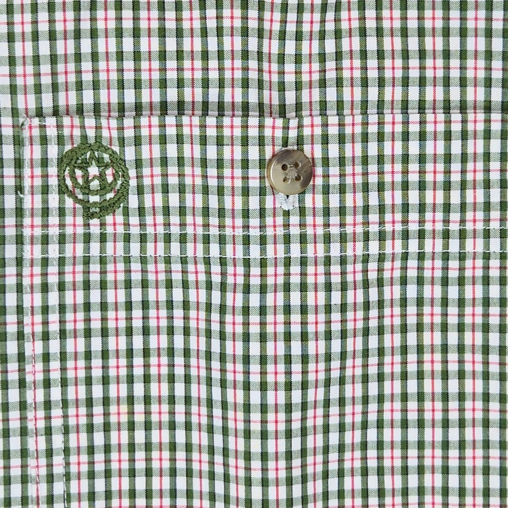 Wrangler George Strait Plaid Button Down Shirt Men XL Green Western Pearl Snap - Picture 6 of 10
